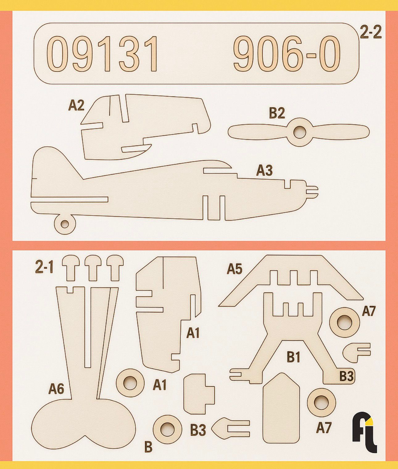 Laser-Cut Wooden Aeroplane - Image 2