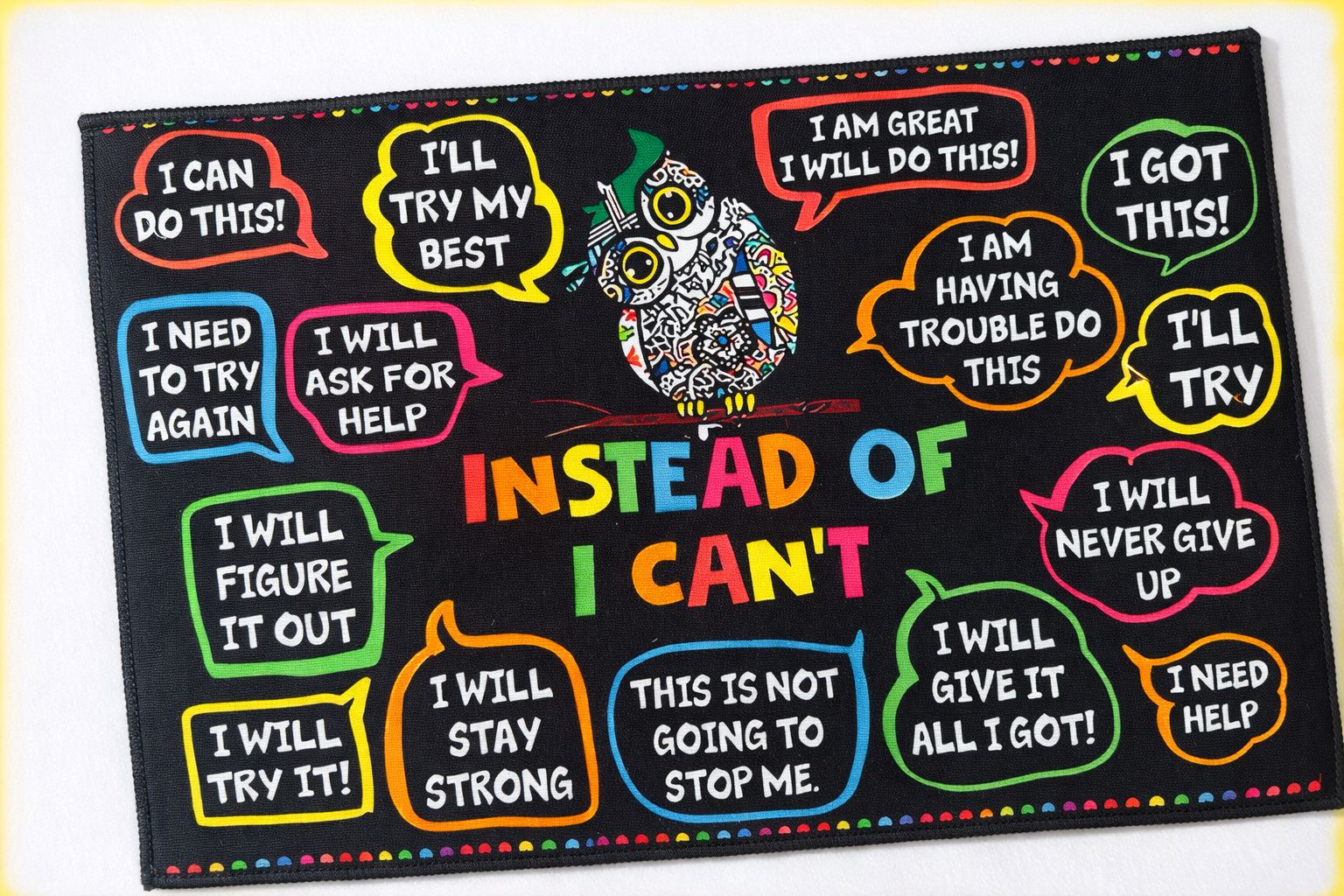 “I Can” Growth-Mindset Desk Mat - Image 2